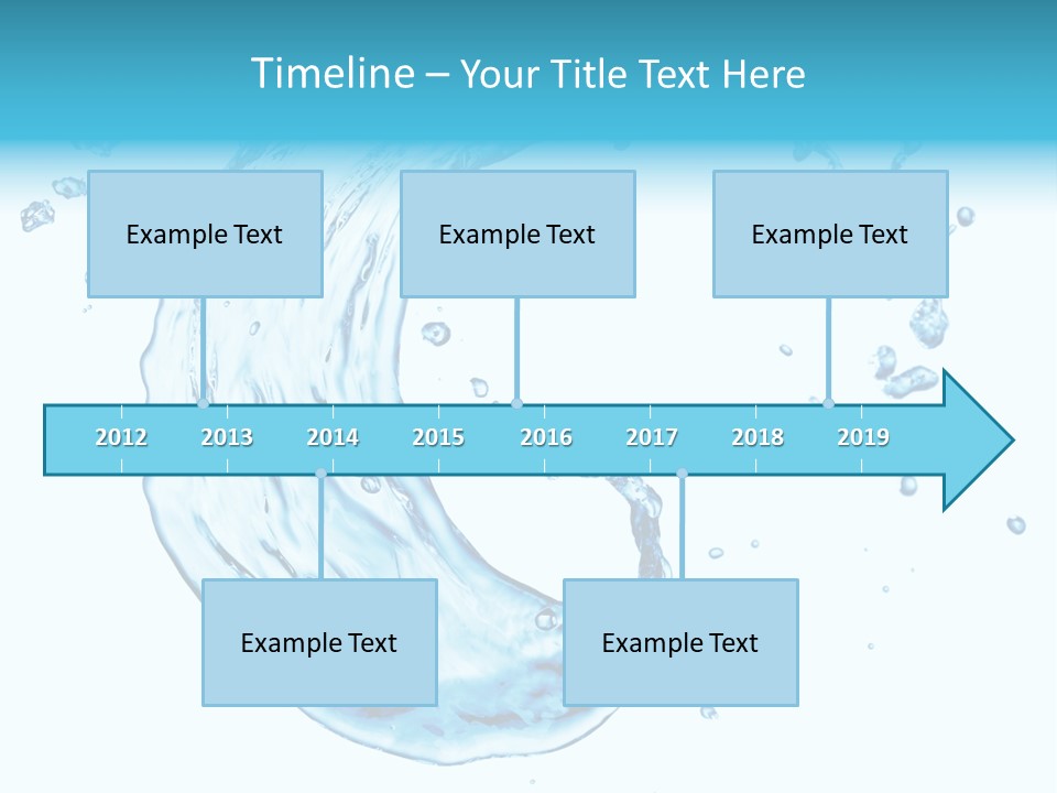Transparent Colour Wet PowerPoint Template