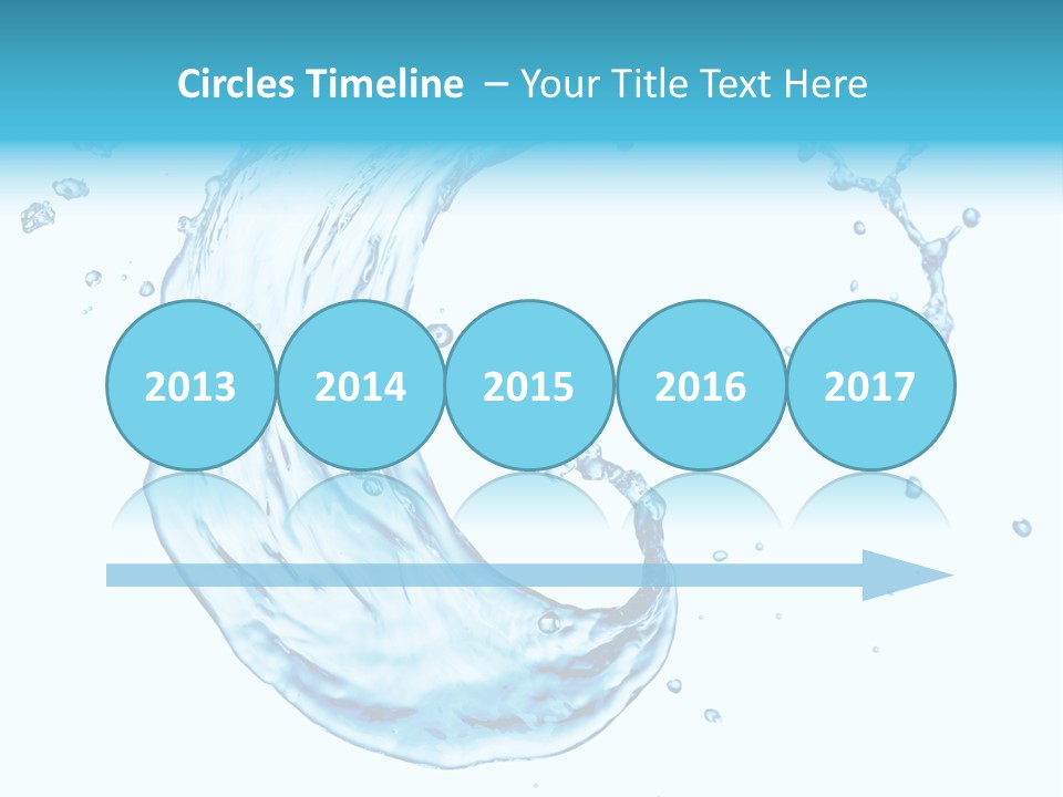 Transparent Colour Wet PowerPoint Template