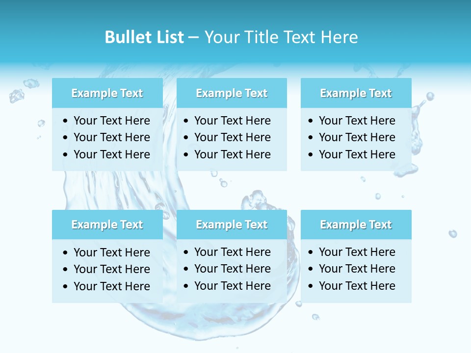 Transparent Colour Wet PowerPoint Template