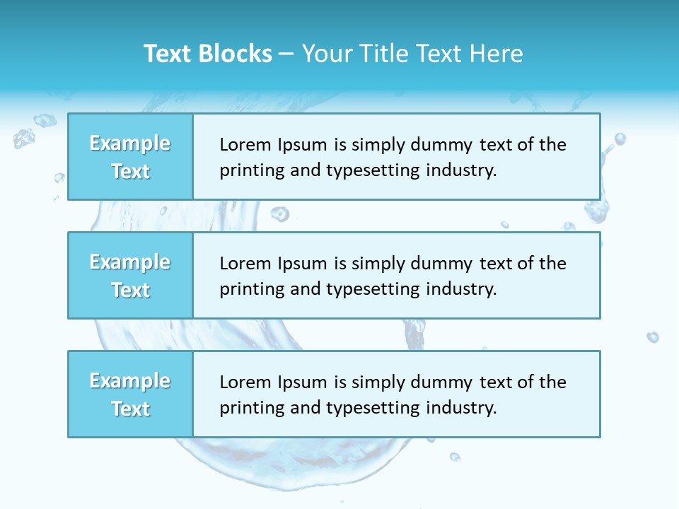 Transparent Colour Wet PowerPoint Template