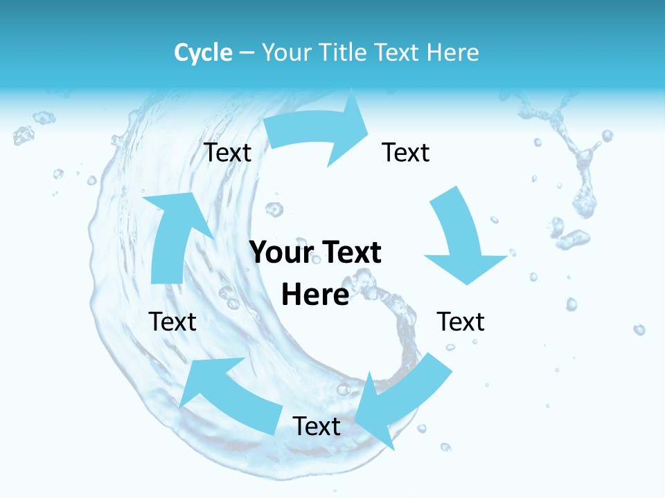 Transparent Colour Wet PowerPoint Template