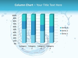 Transparent Colour Wet PowerPoint Template