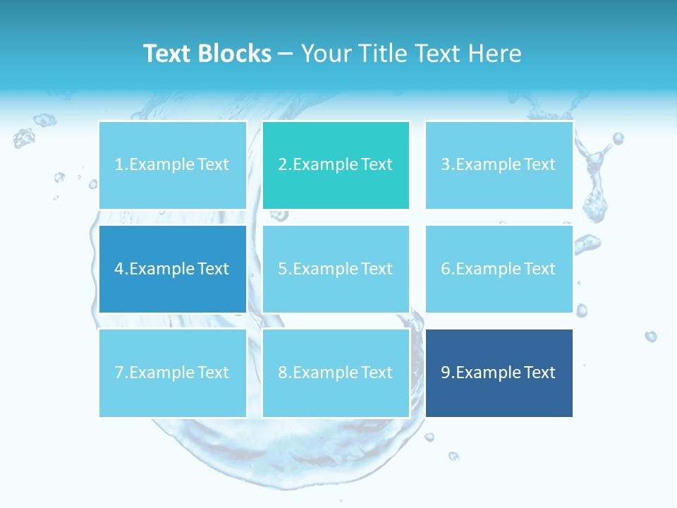 Transparent Colour Wet PowerPoint Template