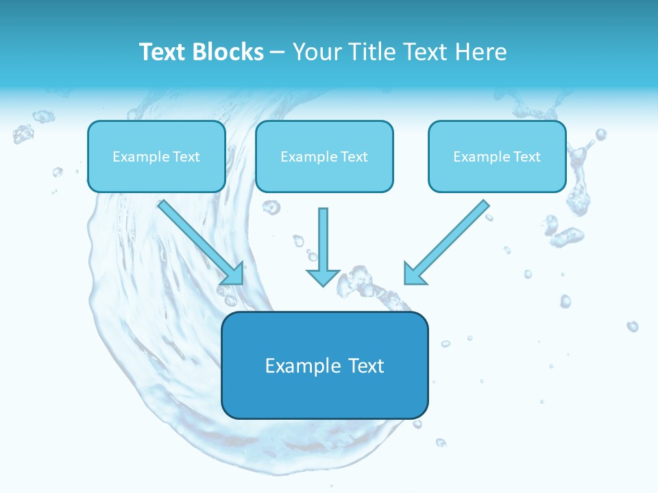 Transparent Colour Wet PowerPoint Template