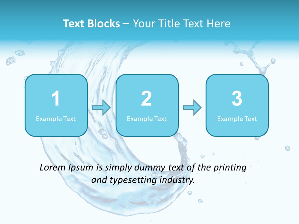 Transparent Colour Wet PowerPoint Template