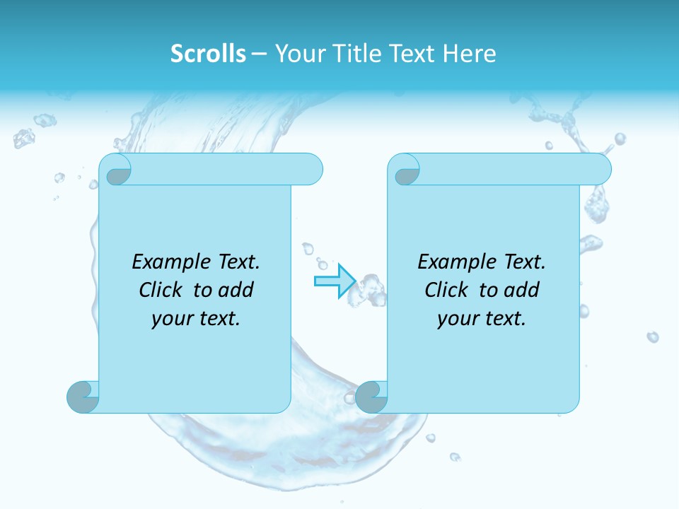 Transparent Colour Wet PowerPoint Template