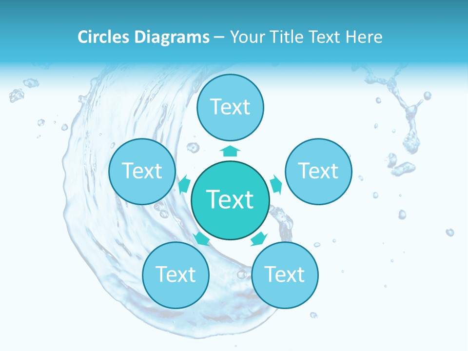 Transparent Colour Wet PowerPoint Template