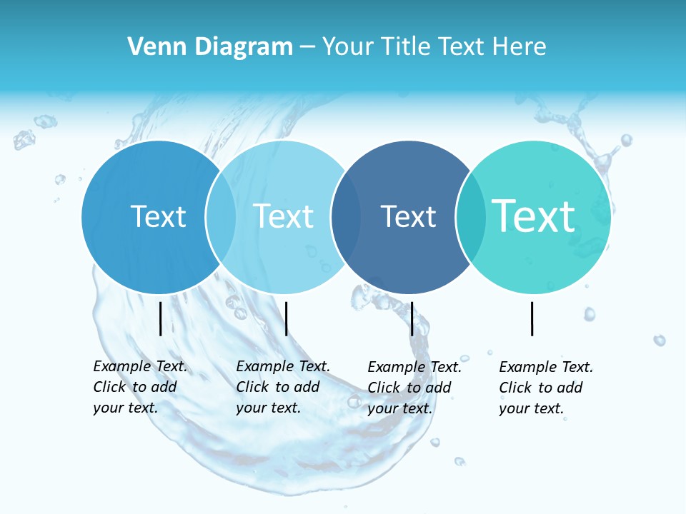 Transparent Colour Wet PowerPoint Template