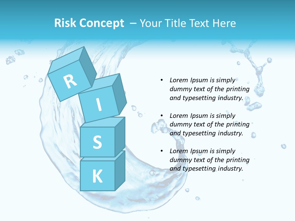 Transparent Colour Wet PowerPoint Template