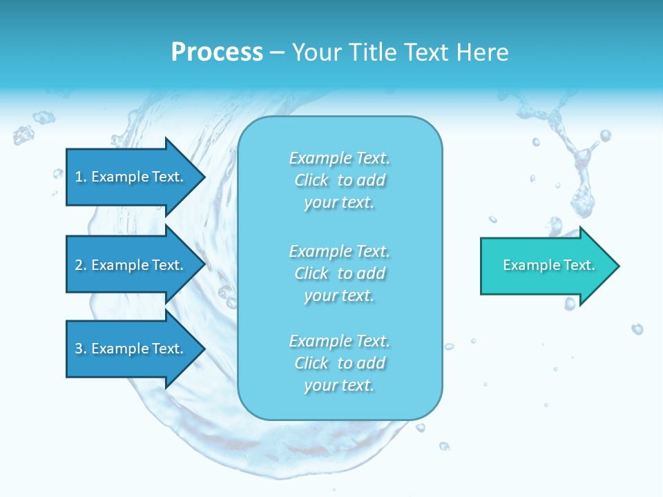 Transparent Colour Wet PowerPoint Template
