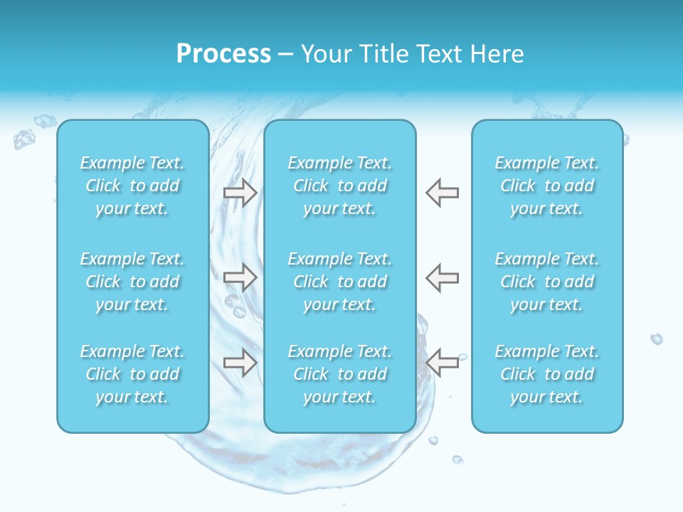 Transparent Colour Wet PowerPoint Template