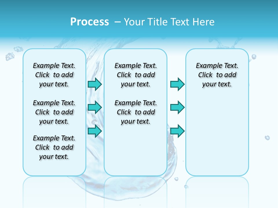 Transparent Colour Wet PowerPoint Template