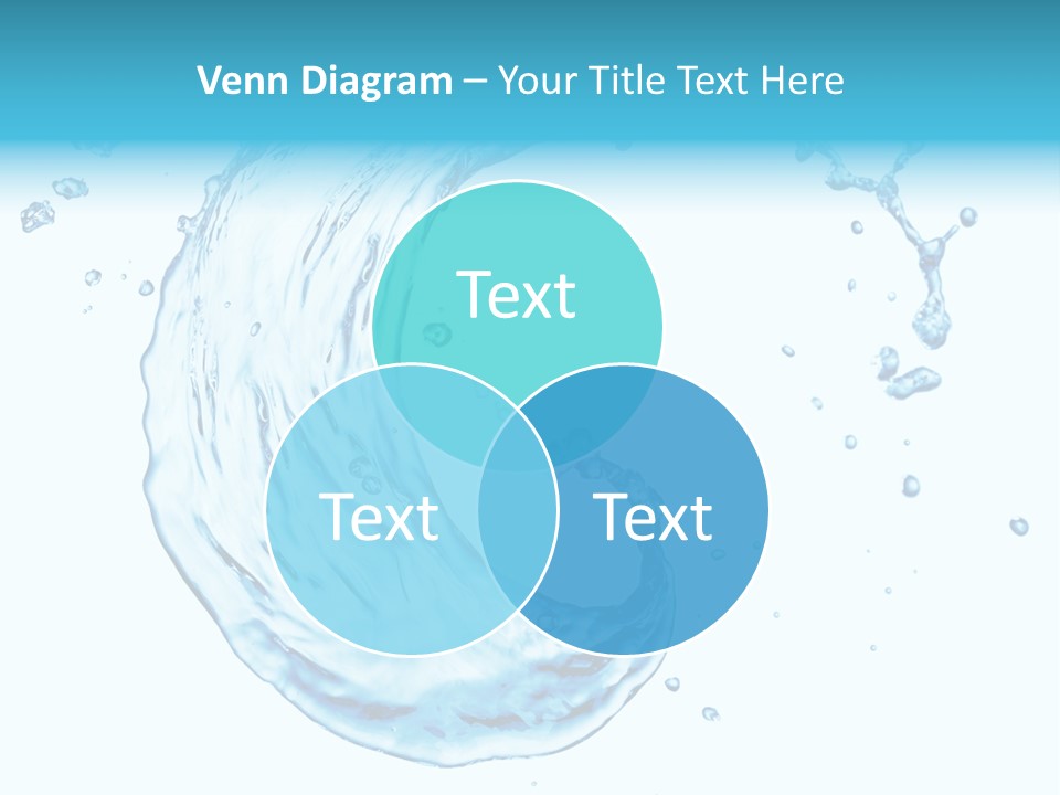 Transparent Colour Wet PowerPoint Template