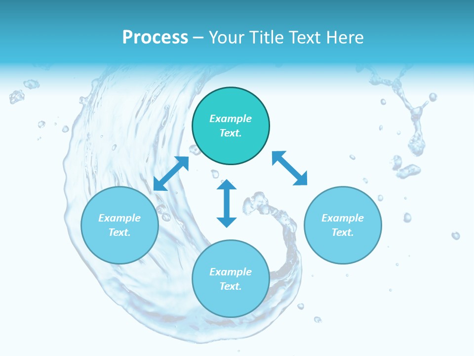 Transparent Colour Wet PowerPoint Template