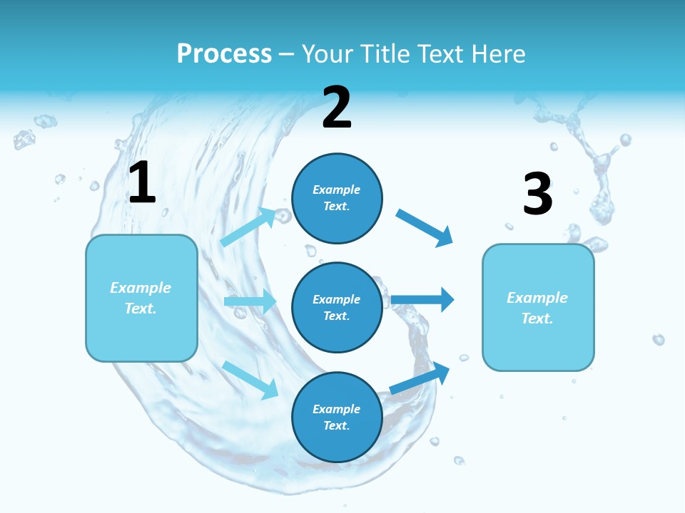 Transparent Colour Wet PowerPoint Template