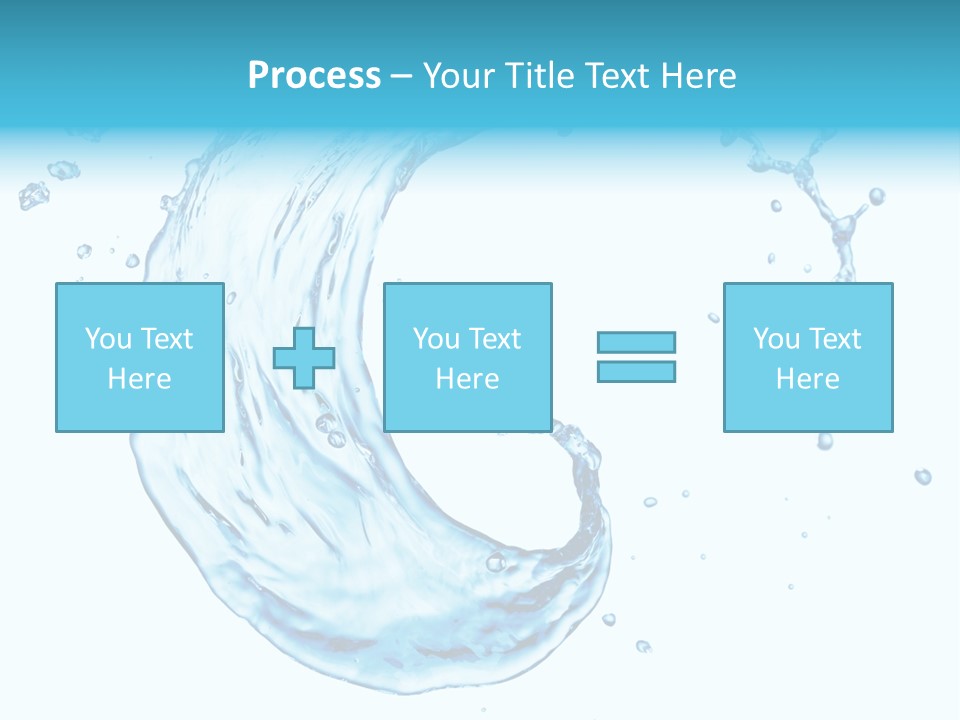 Transparent Colour Wet PowerPoint Template