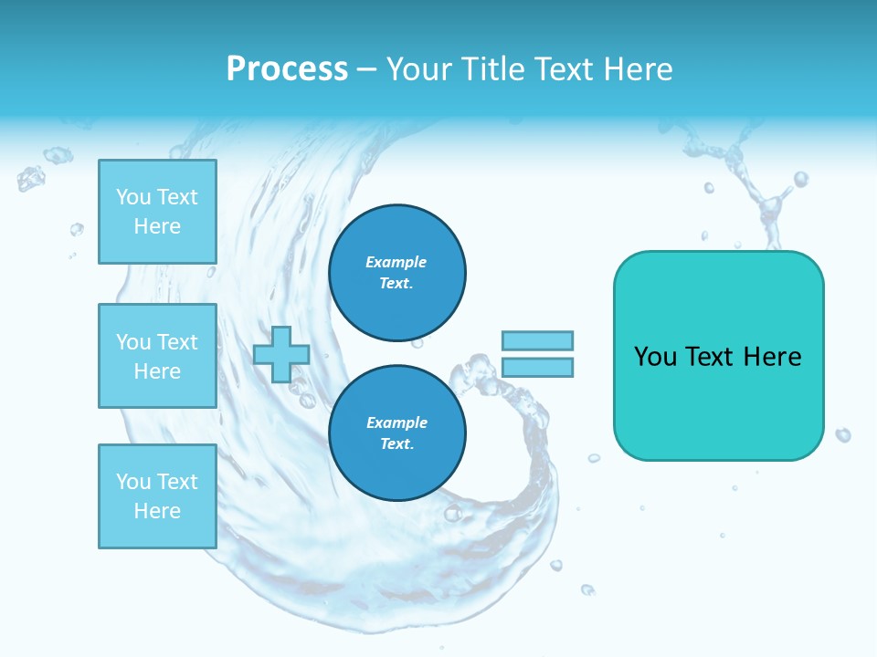 Transparent Colour Wet PowerPoint Template