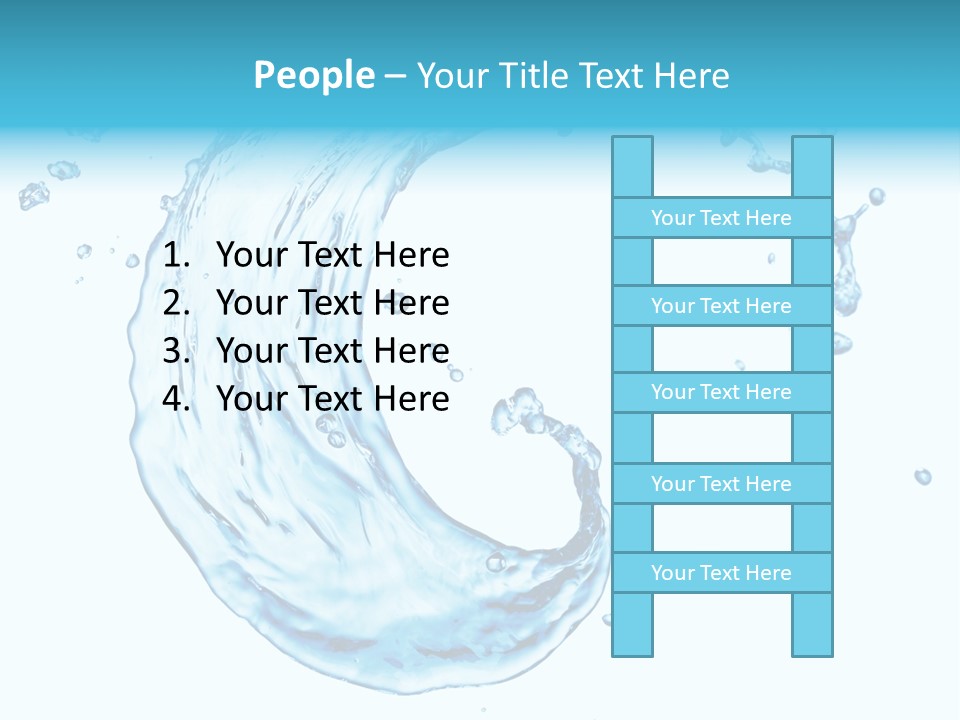 Transparent Colour Wet PowerPoint Template