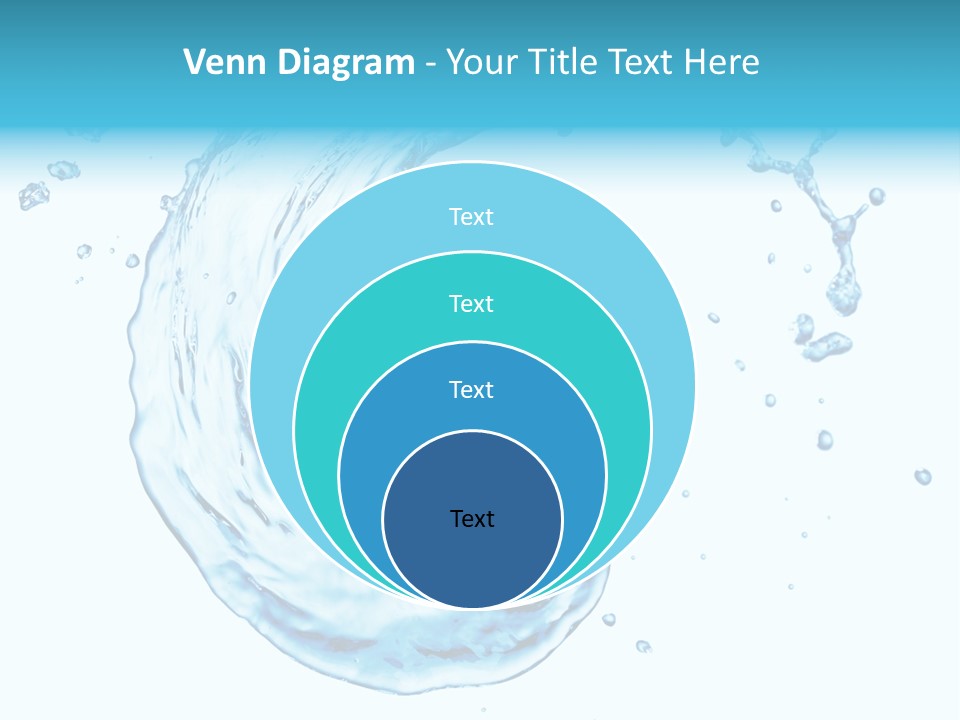 Transparent Colour Wet PowerPoint Template