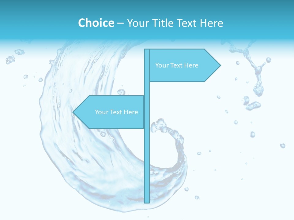 Transparent Colour Wet PowerPoint Template