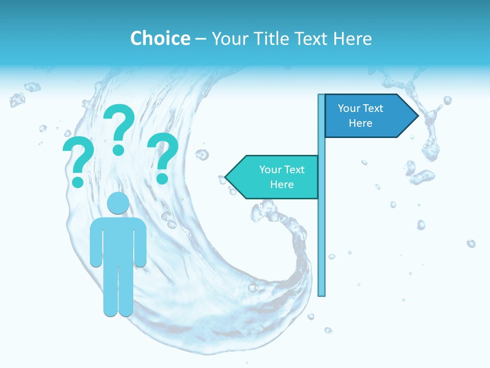 Transparent Colour Wet PowerPoint Template