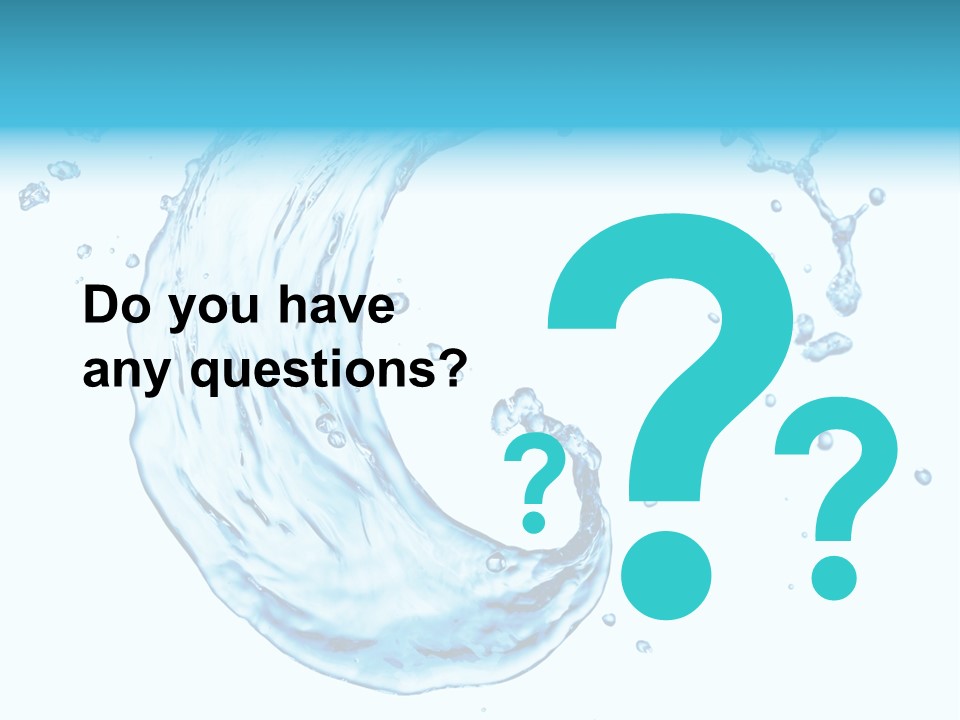 Transparent Colour Wet PowerPoint Template