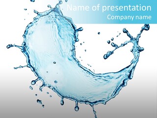 Light Clean Water PowerPoint Template