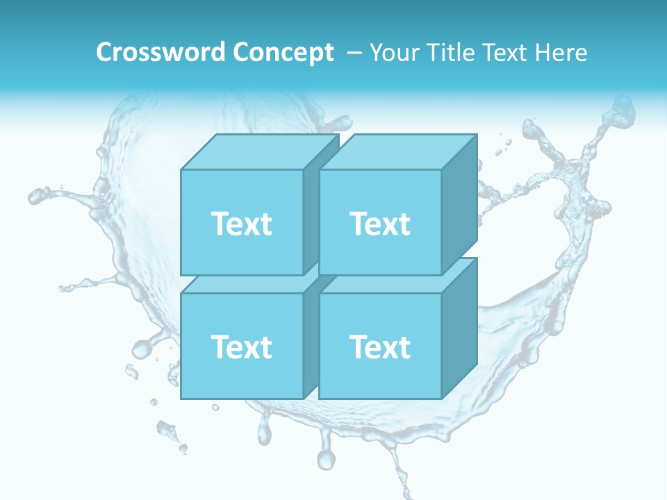 Light Clean Water PowerPoint Template