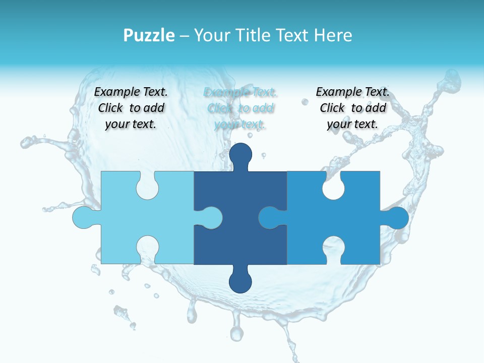 Light Clean Water PowerPoint Template