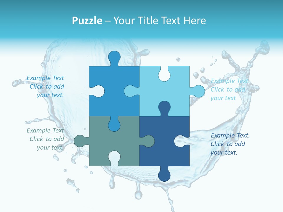 Light Clean Water PowerPoint Template