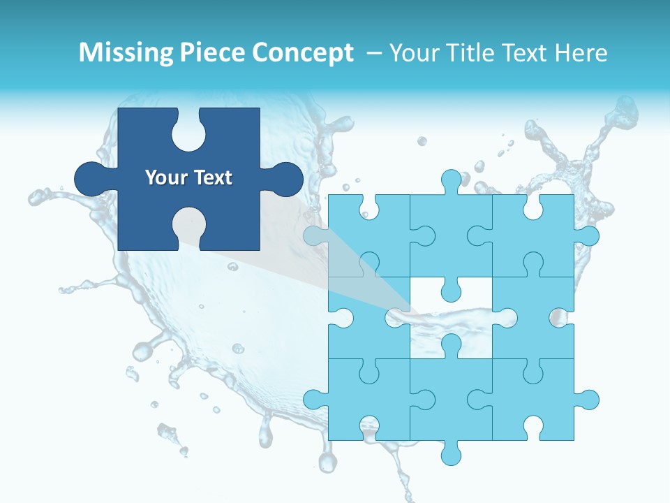 Light Clean Water PowerPoint Template
