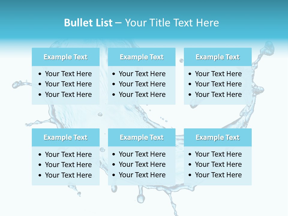 Light Clean Water PowerPoint Template