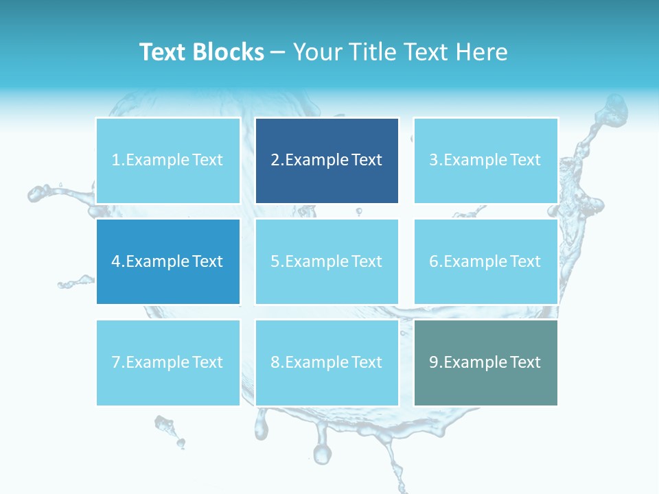 Light Clean Water PowerPoint Template