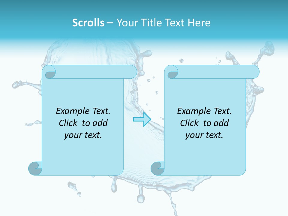 Light Clean Water PowerPoint Template