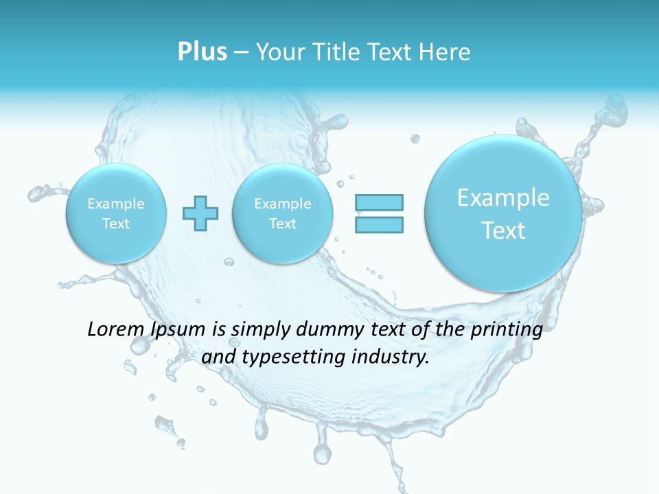 Light Clean Water PowerPoint Template