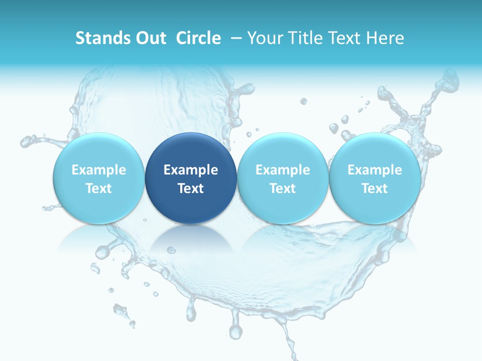 Light Clean Water PowerPoint Template