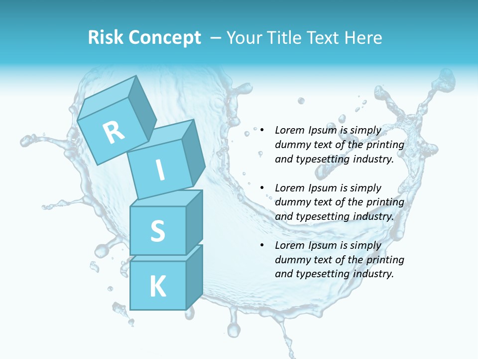 Light Clean Water PowerPoint Template
