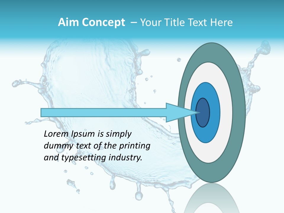 Light Clean Water PowerPoint Template