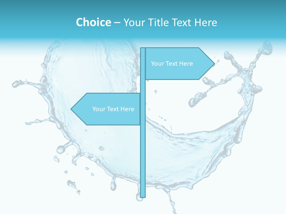 Light Clean Water PowerPoint Template