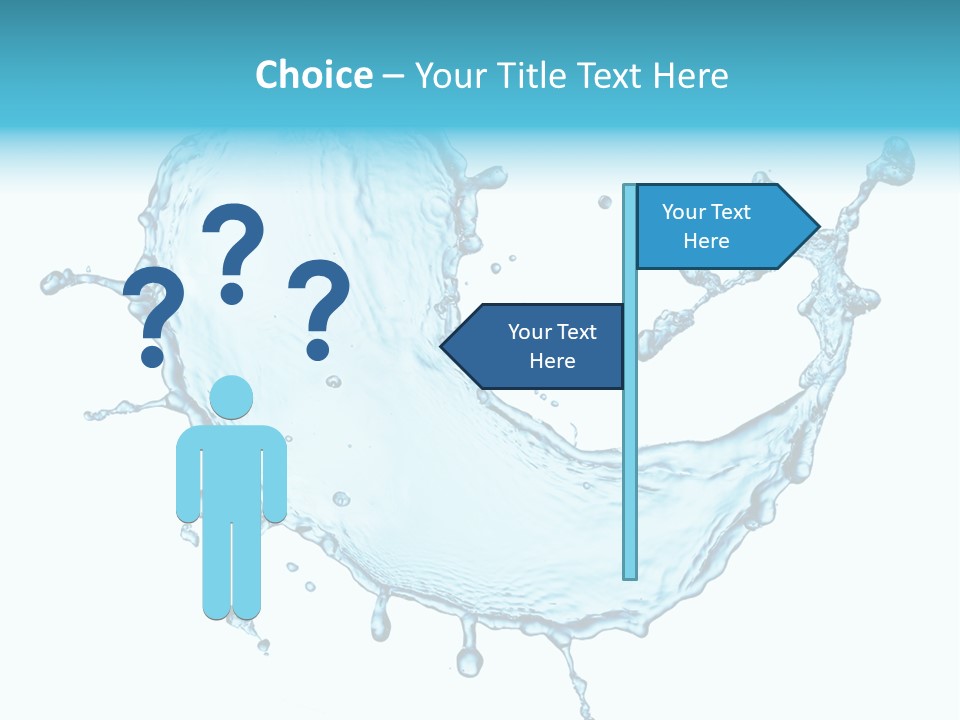 Light Clean Water PowerPoint Template