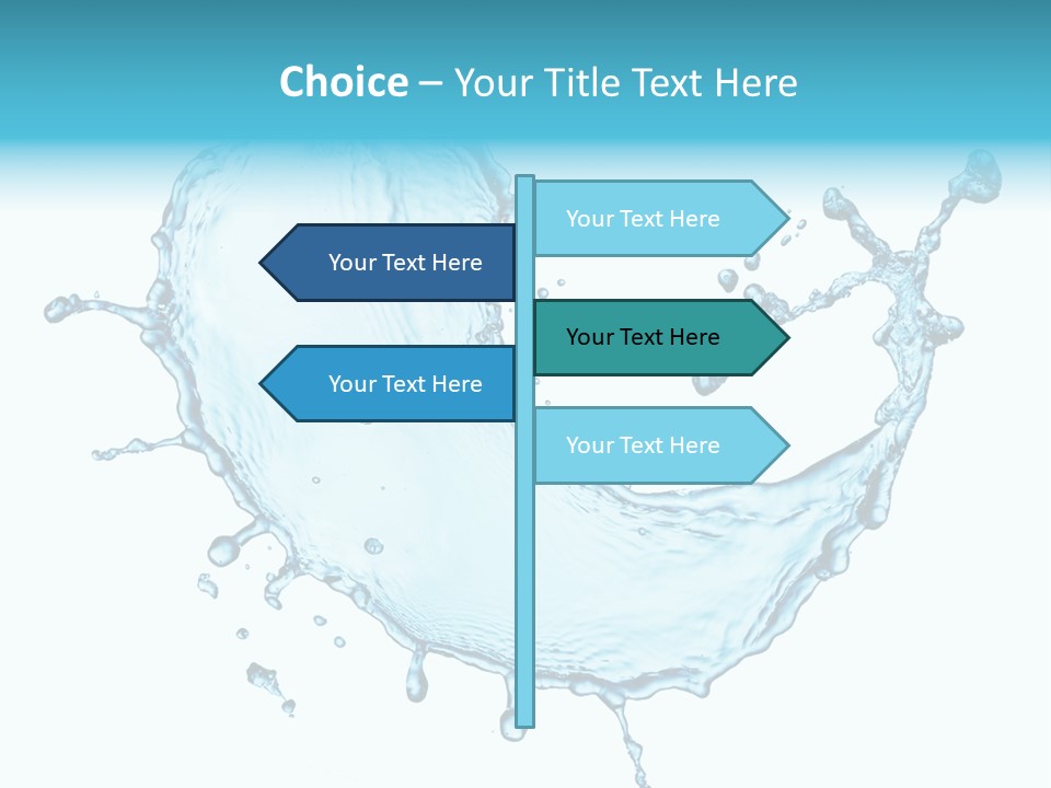 Light Clean Water PowerPoint Template