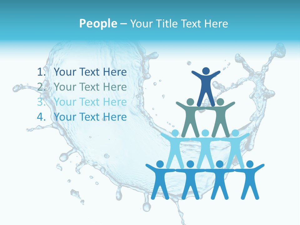 Light Clean Water PowerPoint Template