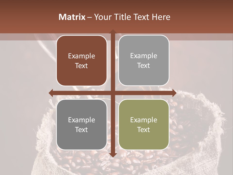 Caffeine Image Bean PowerPoint Template