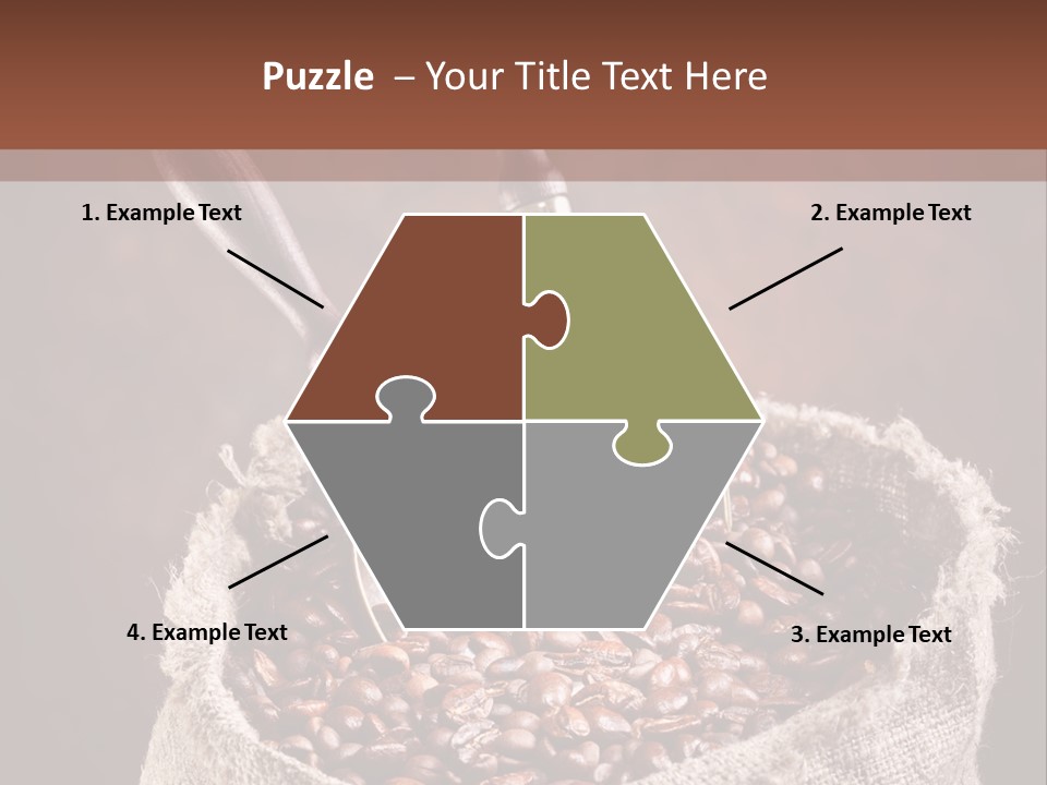 Caffeine Image Bean PowerPoint Template