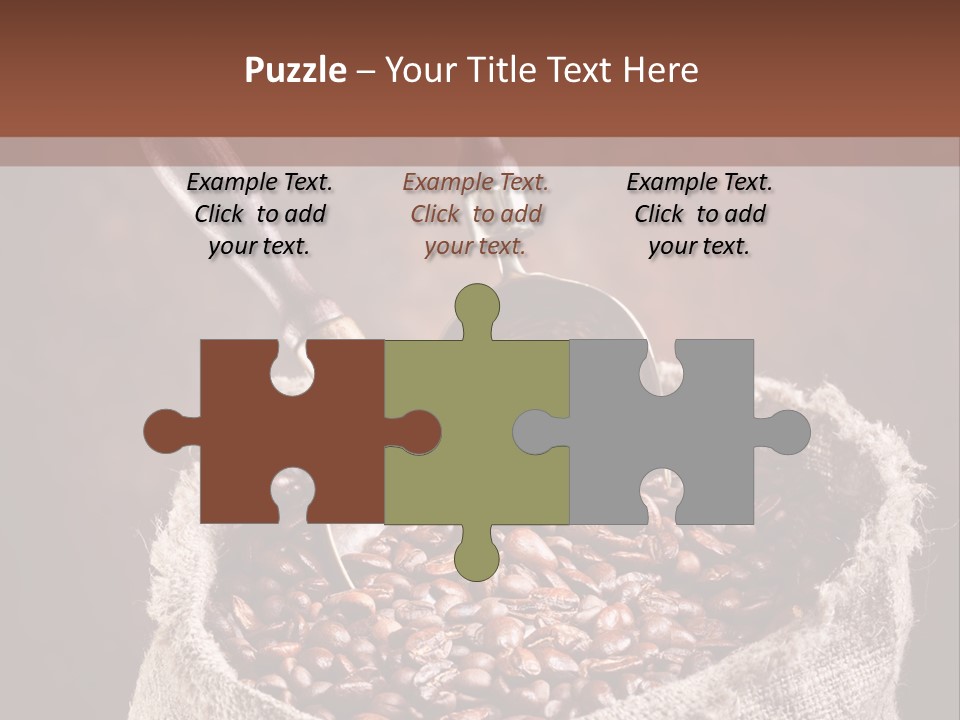 Caffeine Image Bean PowerPoint Template