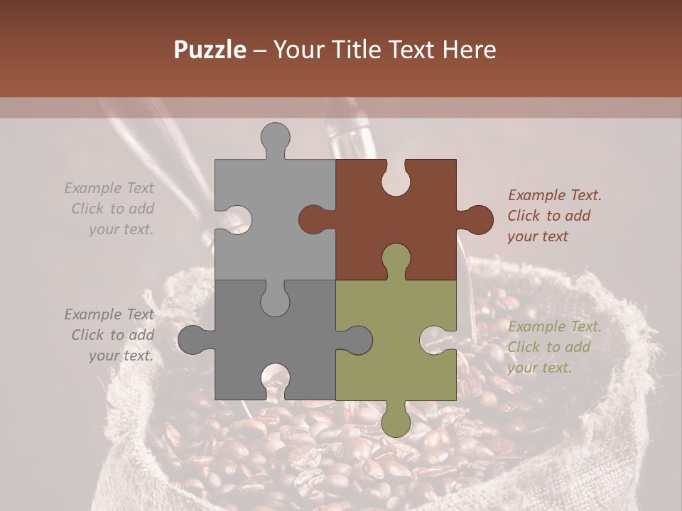 Caffeine Image Bean PowerPoint Template