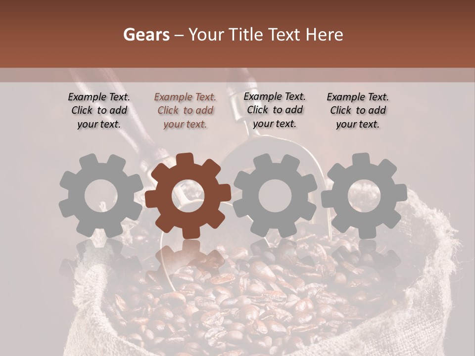 Caffeine Image Bean PowerPoint Template