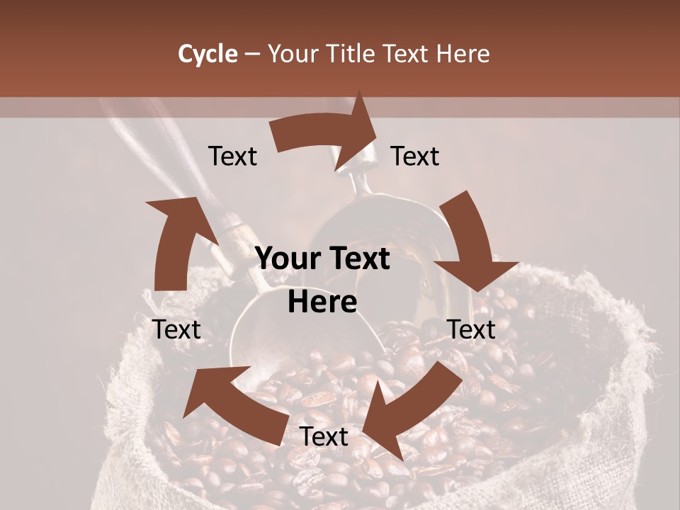 Caffeine Image Bean PowerPoint Template