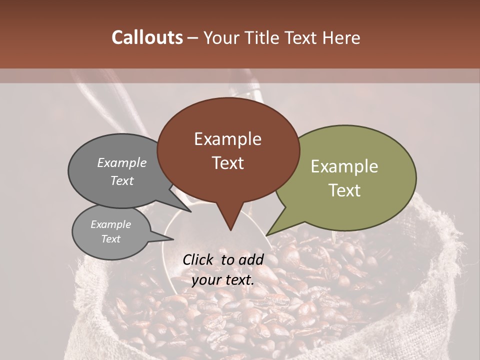 Caffeine Image Bean PowerPoint Template