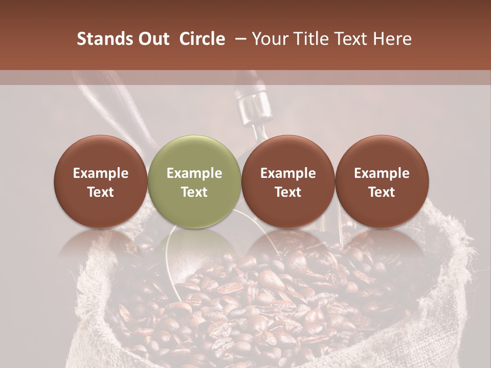 Caffeine Image Bean PowerPoint Template